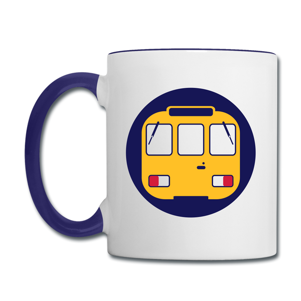 U-Bahntunnel - Tasse zweifarbig