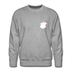Schnauze Bär - Männer Premium Sweatshirt - Grau meliert