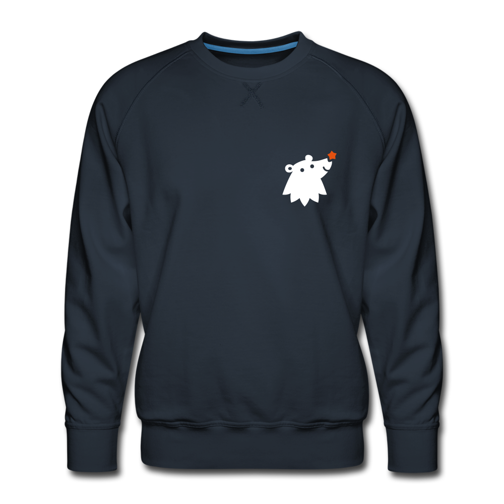 Schnauze Bär - Männer Premium Sweatshirt - Navy
