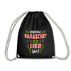 Meene Bagasche Ick Lieb Sie - Turnbeutel - Schwarz