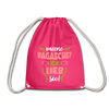 Meene Bagasche Ick Lieb Sie - Turnbeutel - Fuchsia