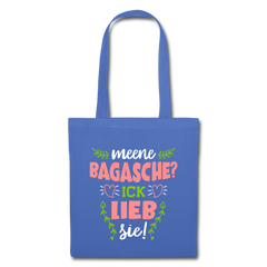 Meene Bagasche Ick Lieb Sie - Stoffbeutel