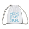 Meene Töle und Icke - Turnbeutel - Weiß