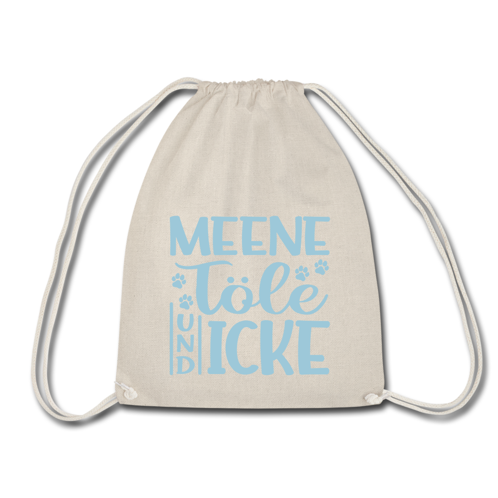 Meene Töle und Icke - Turnbeutel - Natur