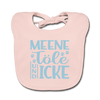 Meene Töle und Icke - Lätzchen - Rose