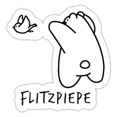 Flitzpiepe - Aufkleber