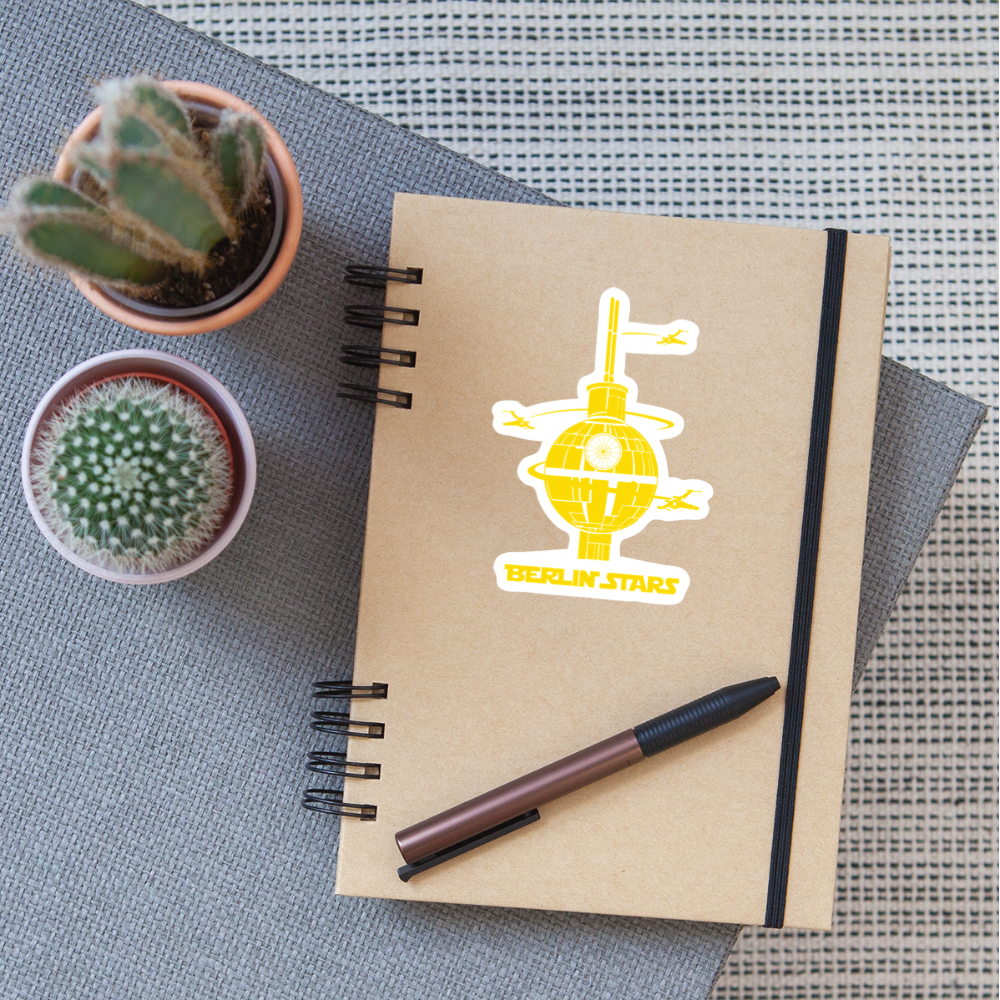 Berlin Stars - Aufkleber - Mattweiß