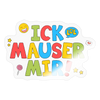 ick mauser - Aufkleber - Transparent glänzend