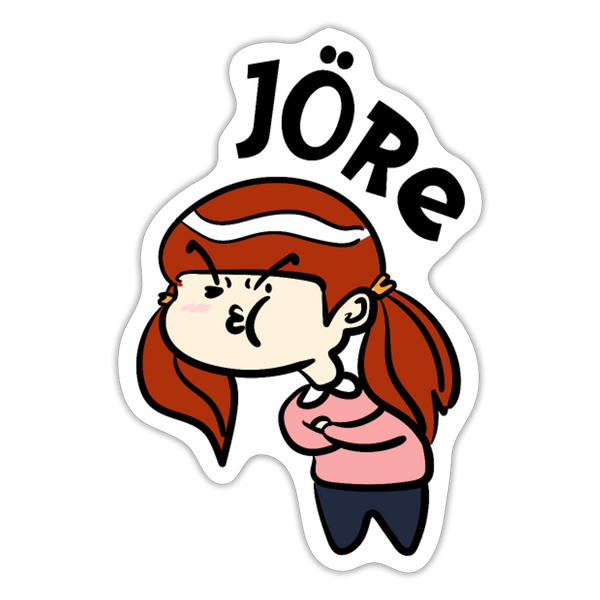 Jöre - Aufkleber - Mattweiß