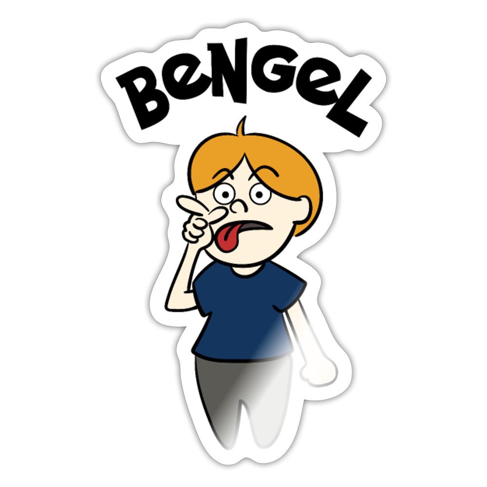 Bengel - Aufkleber - Weiß glänzend