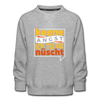 Keene Angst Ick Tu Sie Nüscht - Kinder Premium Sweatshirt - Grau meliert