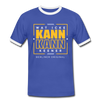 Wat Icke Kann, Kann Keener - Männer Ringer T-Shirt - Blau/Weiß