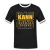 Wat Icke Kann, Kann Keener - Männer Ringer T-Shirt - Schwarz/Weiß