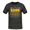 Wat Icke Kann, Kann Keener - Männer Ringer T-Shirt - Anthrazit/Schwarz