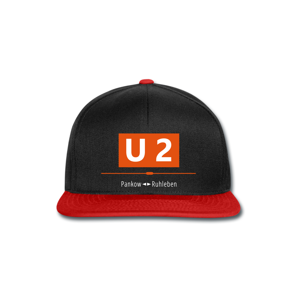 U2 Berlin - Snapback Cap - black/red