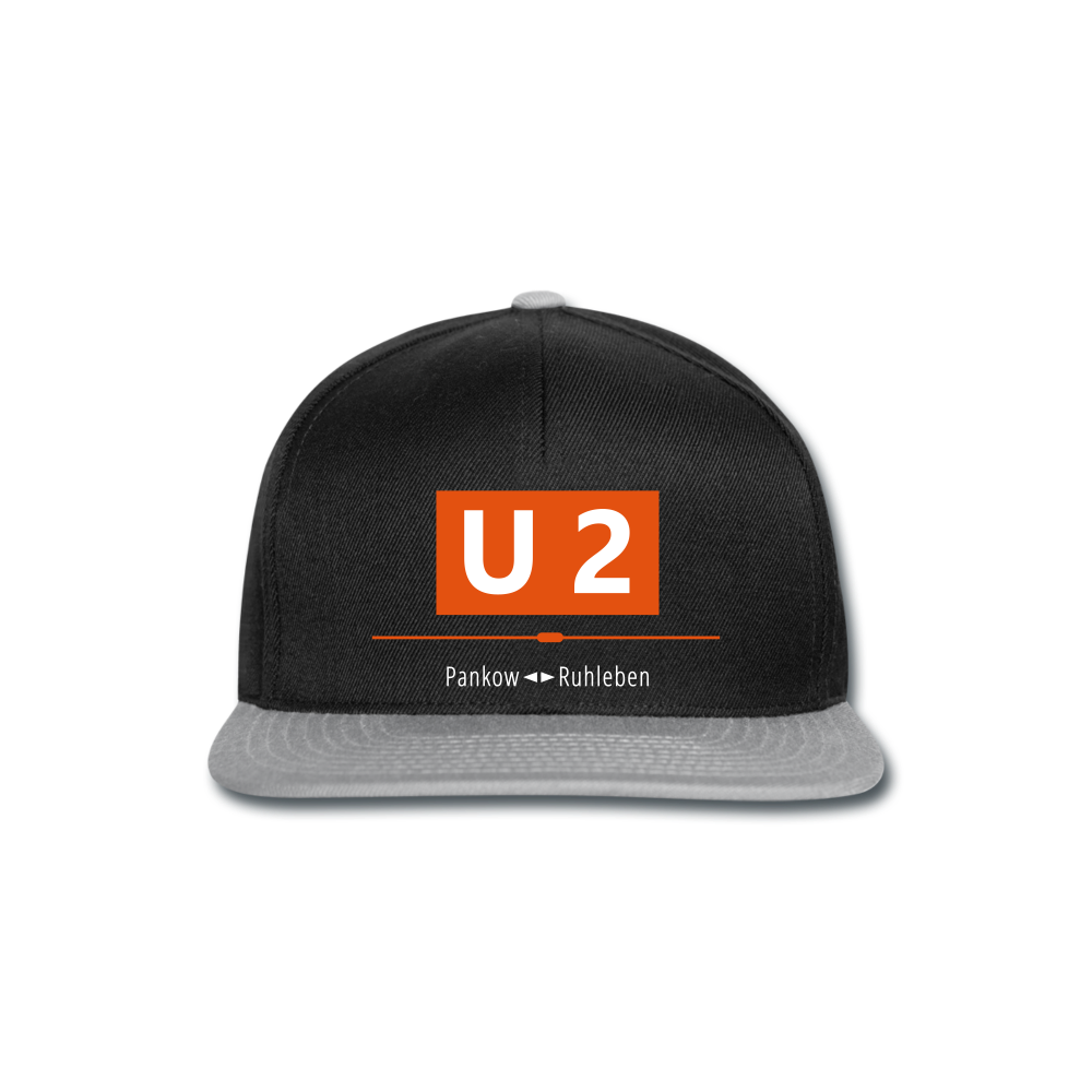 U2 Berlin - Snapback Cap - black/grey