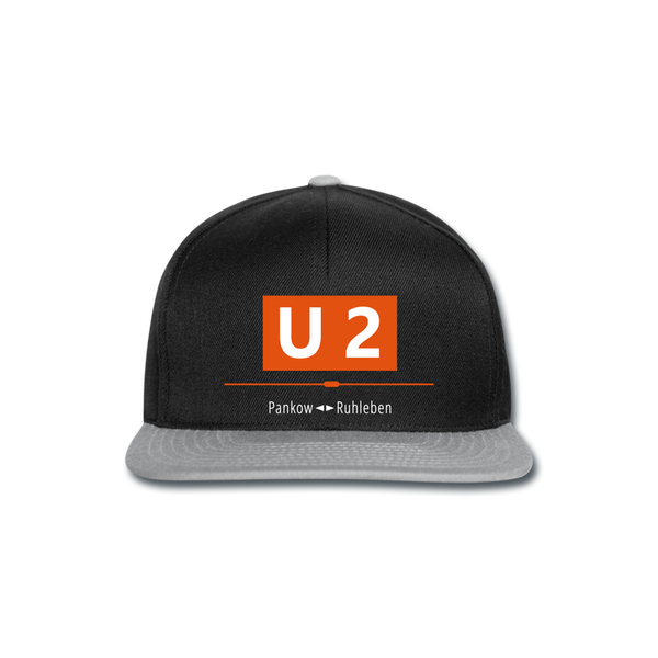 U2 Berlin - Snapback Cap - black/grey