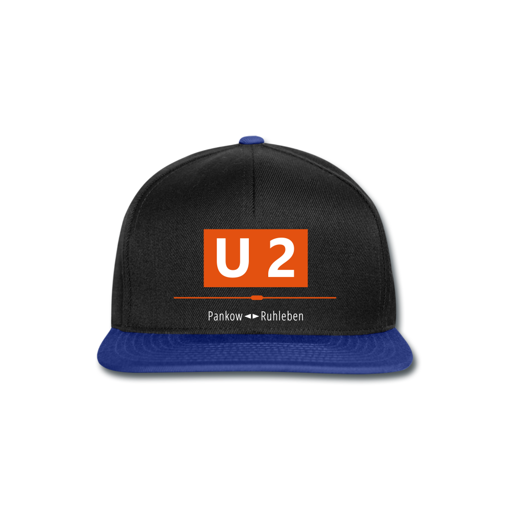 U2 Berlin - Snapback Cap - black/bright royal