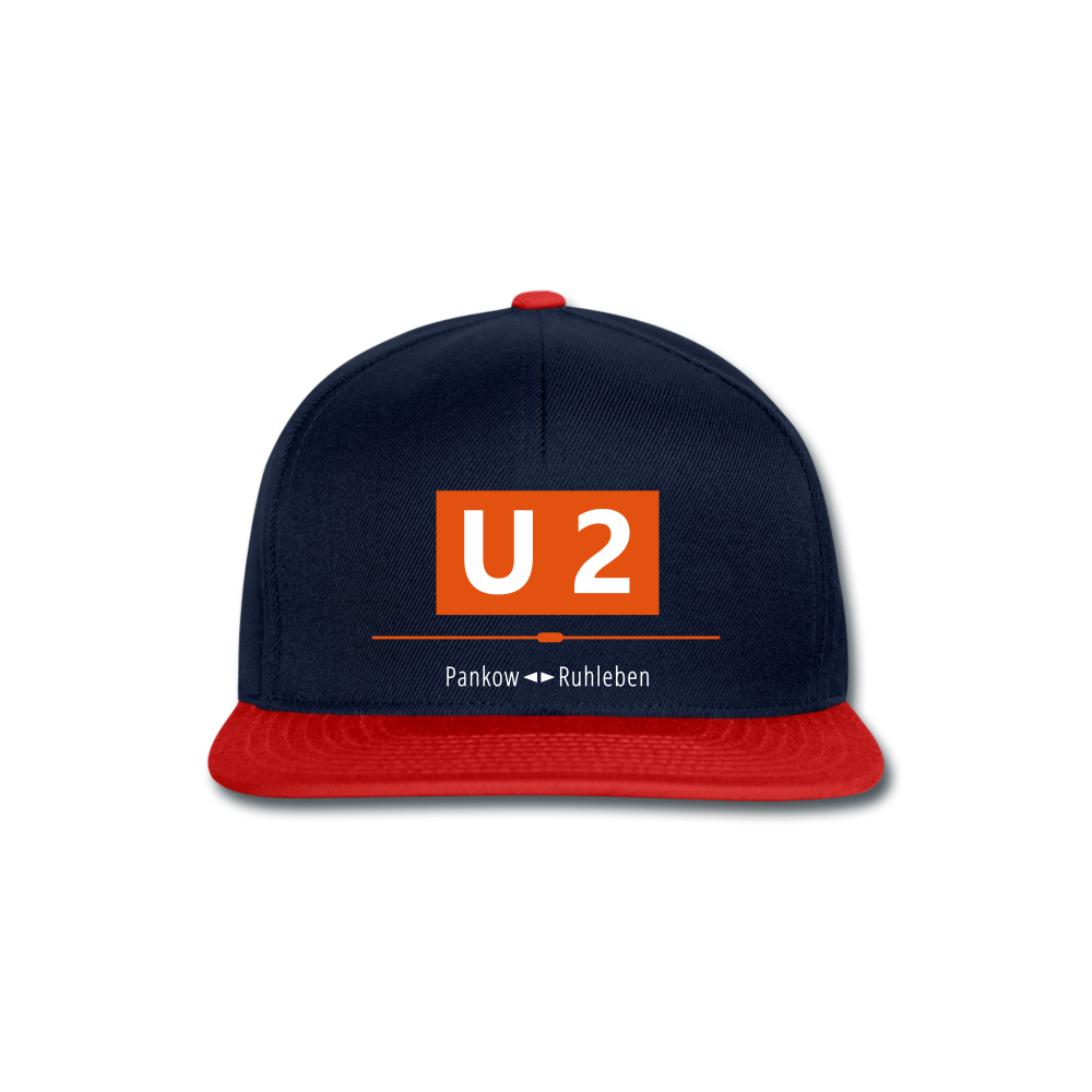 U2 Berlin - Snapback Cap - navy/red