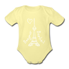 Eiffelturm in Berlin Bonjour - Bio-Kurzarmbody - washed yellow