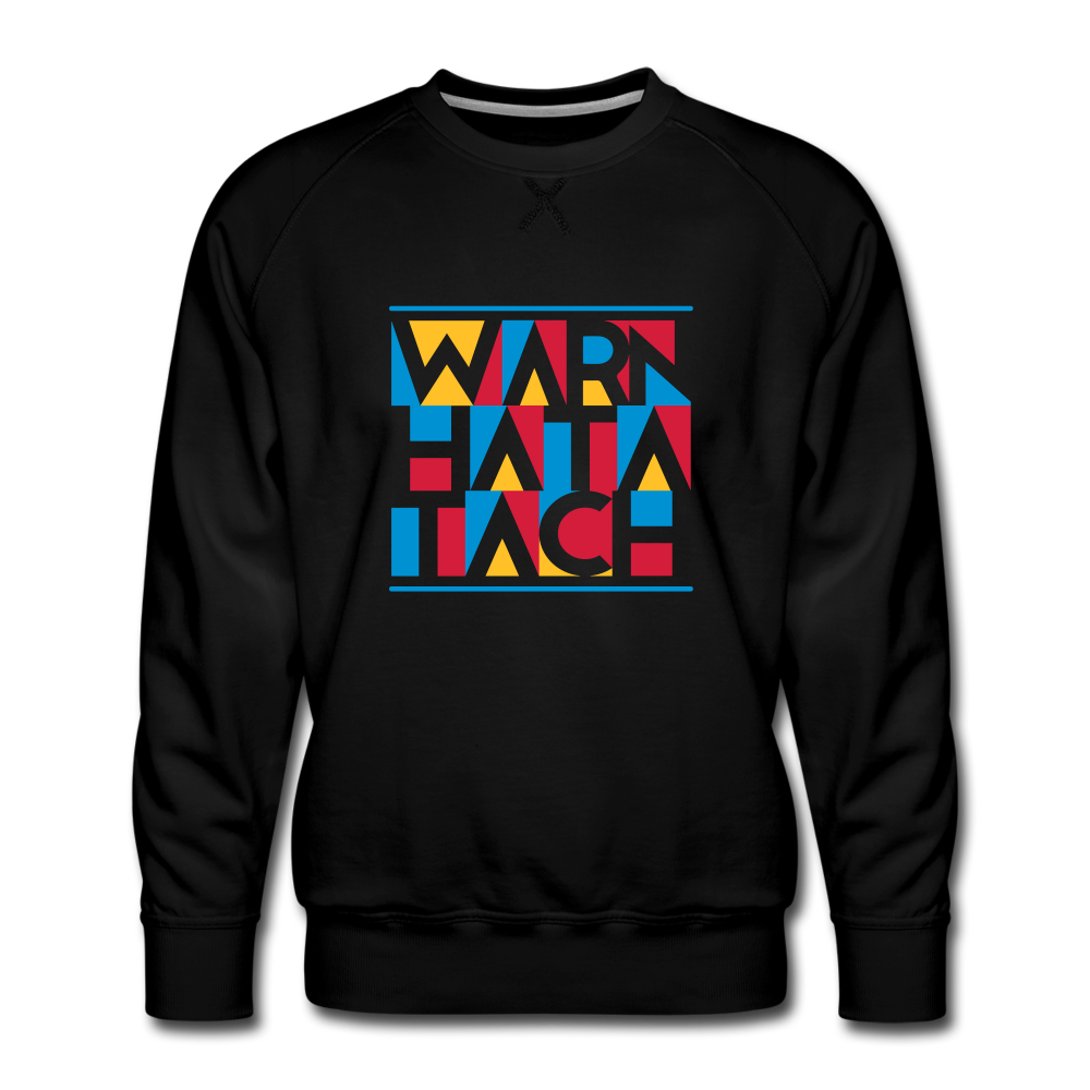 Warn Hata Tach - Männer Premium Sweatshirt - black