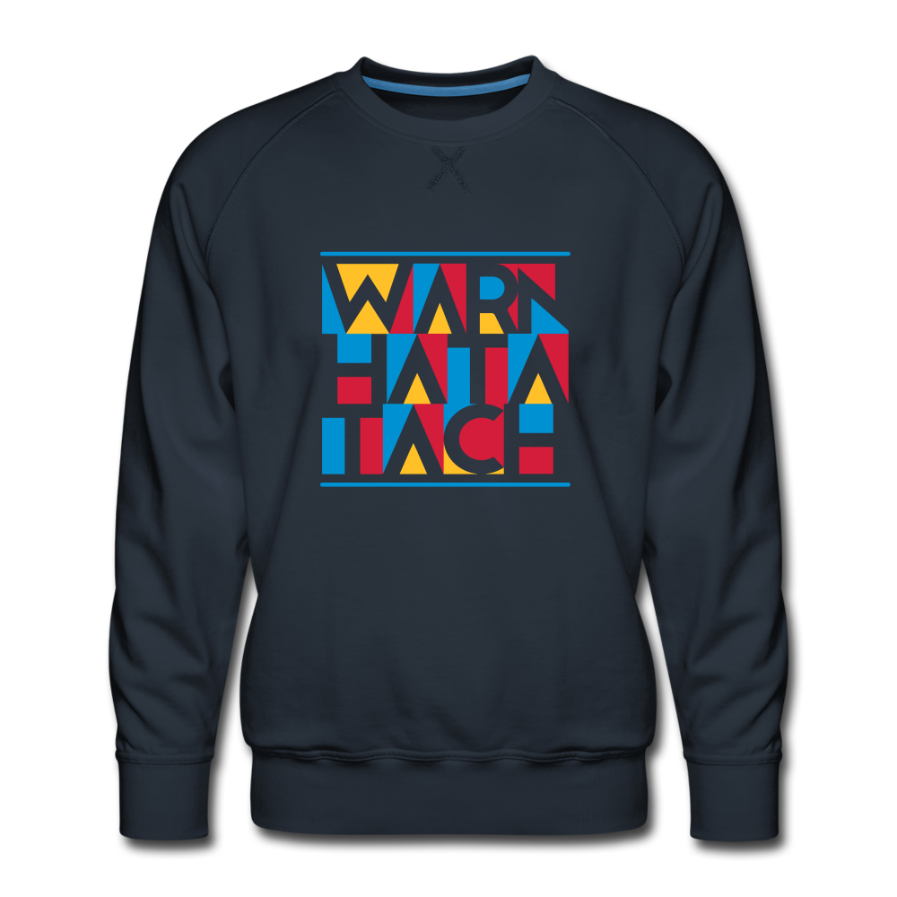 Warn Hata Tach - Männer Premium Sweatshirt - navy