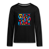 Warn Hata Tach - Teenager Langarmshirt - black