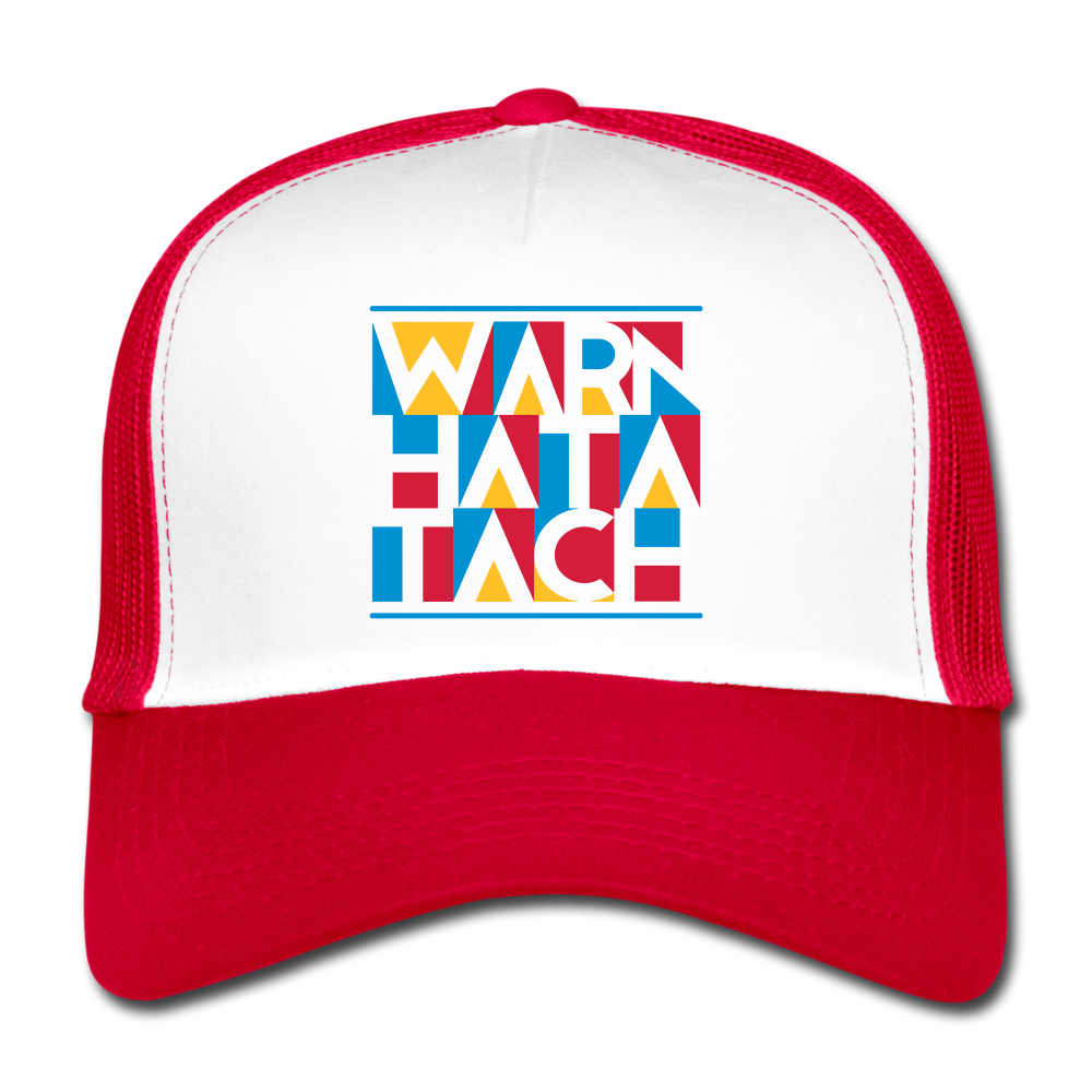Warn Hata Tach - Trucker Cap - white/red