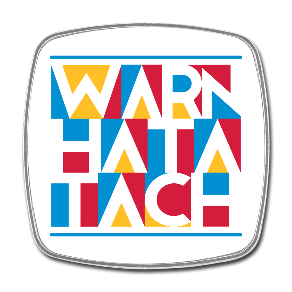 Warn Hata Tach - Kühlschrankmagnet - white