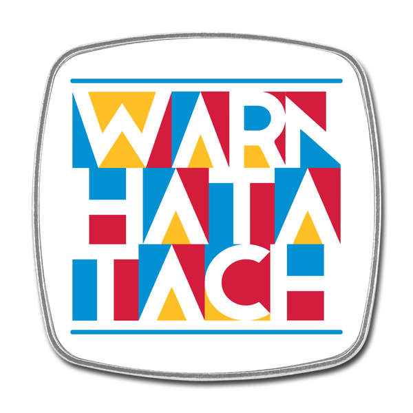 Warn Hata Tach - Kühlschrankmagnet - white