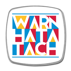 Warn Hata Tach - Kühlschrankmagnet