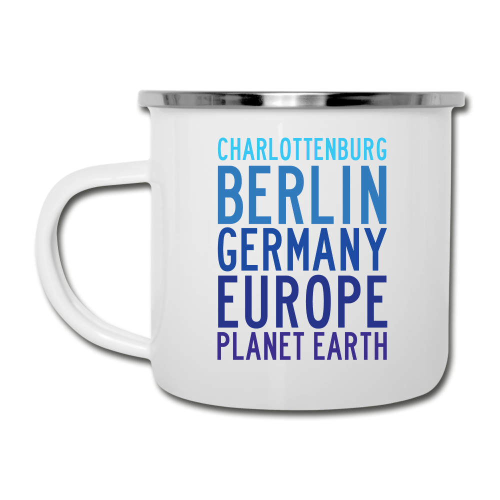 Charlottenburg - Earth - Emaille Tasse - white
