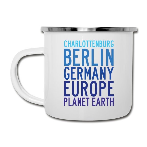 Charlottenburg - Earth - Emaille Tasse - white