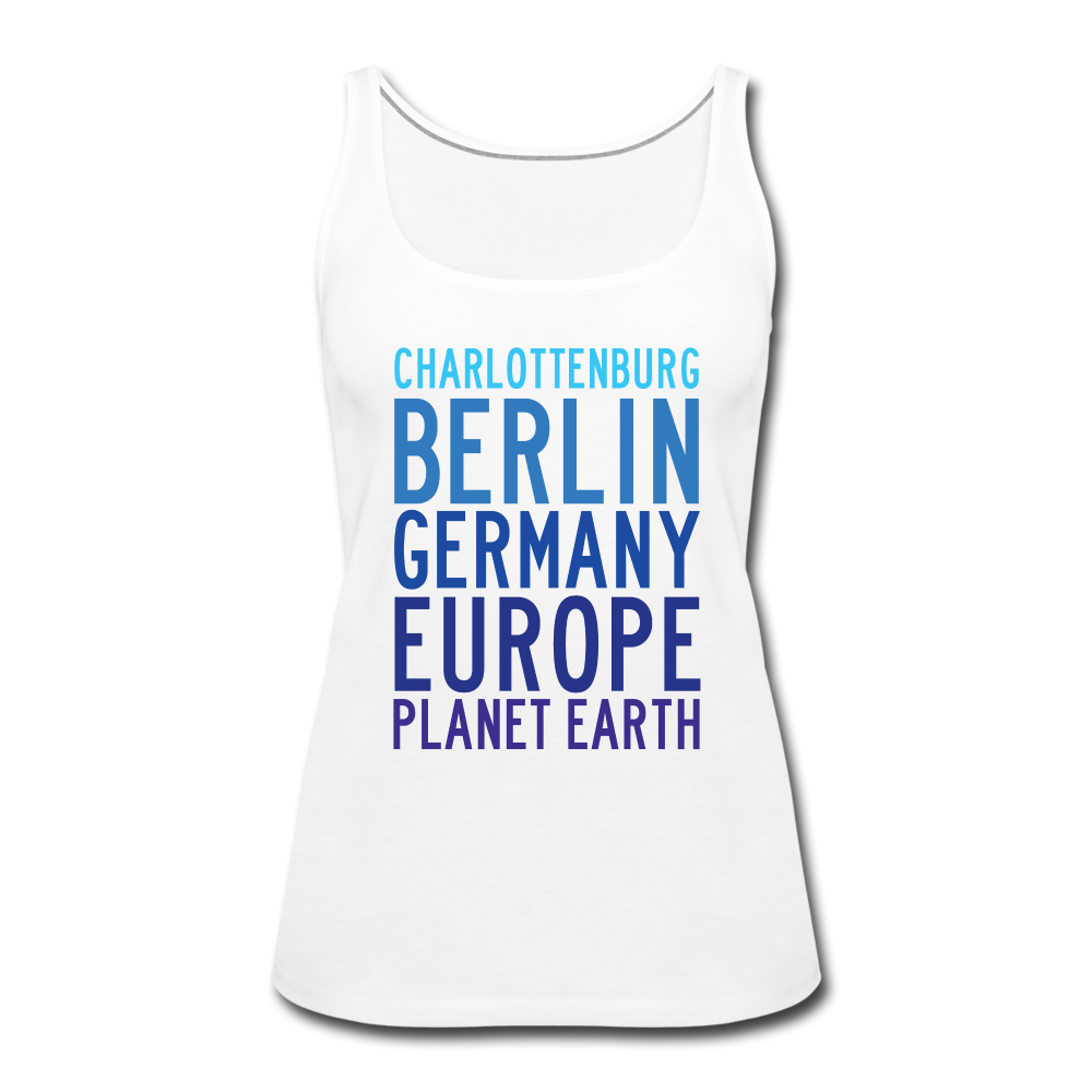 Charlottenburg - Earth - Frauen Premium Tank Top - white