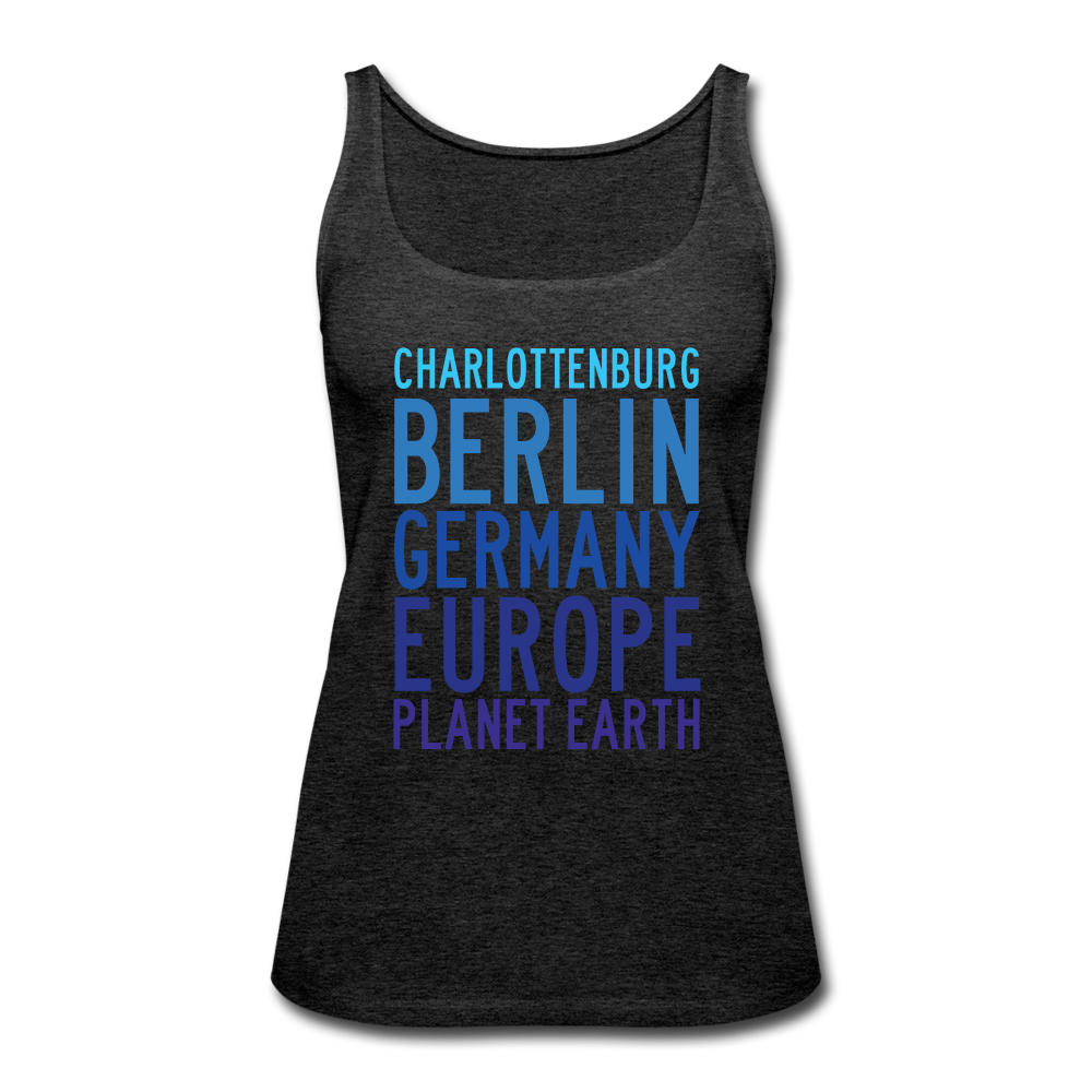 Charlottenburg - Earth - Frauen Premium Tank Top - charcoal grey