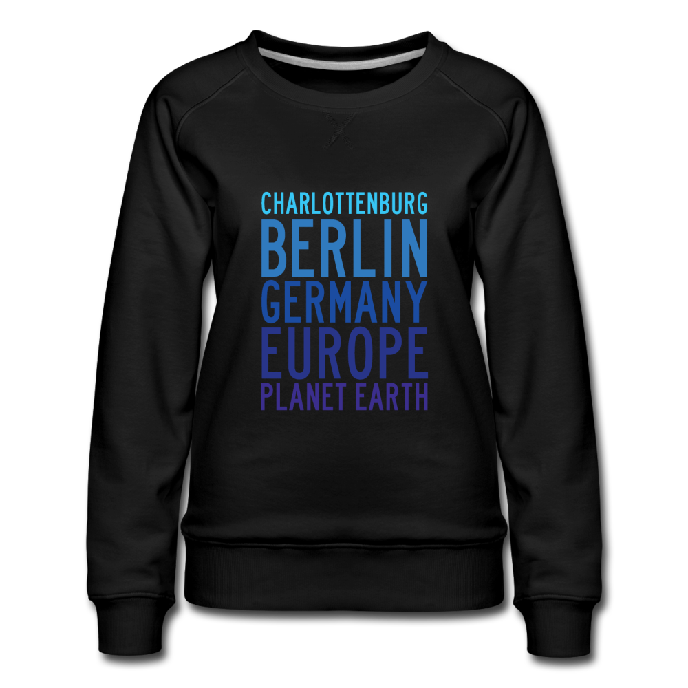 Charlottenburg - Earth - Frauen Premium Sweatshirt - black
