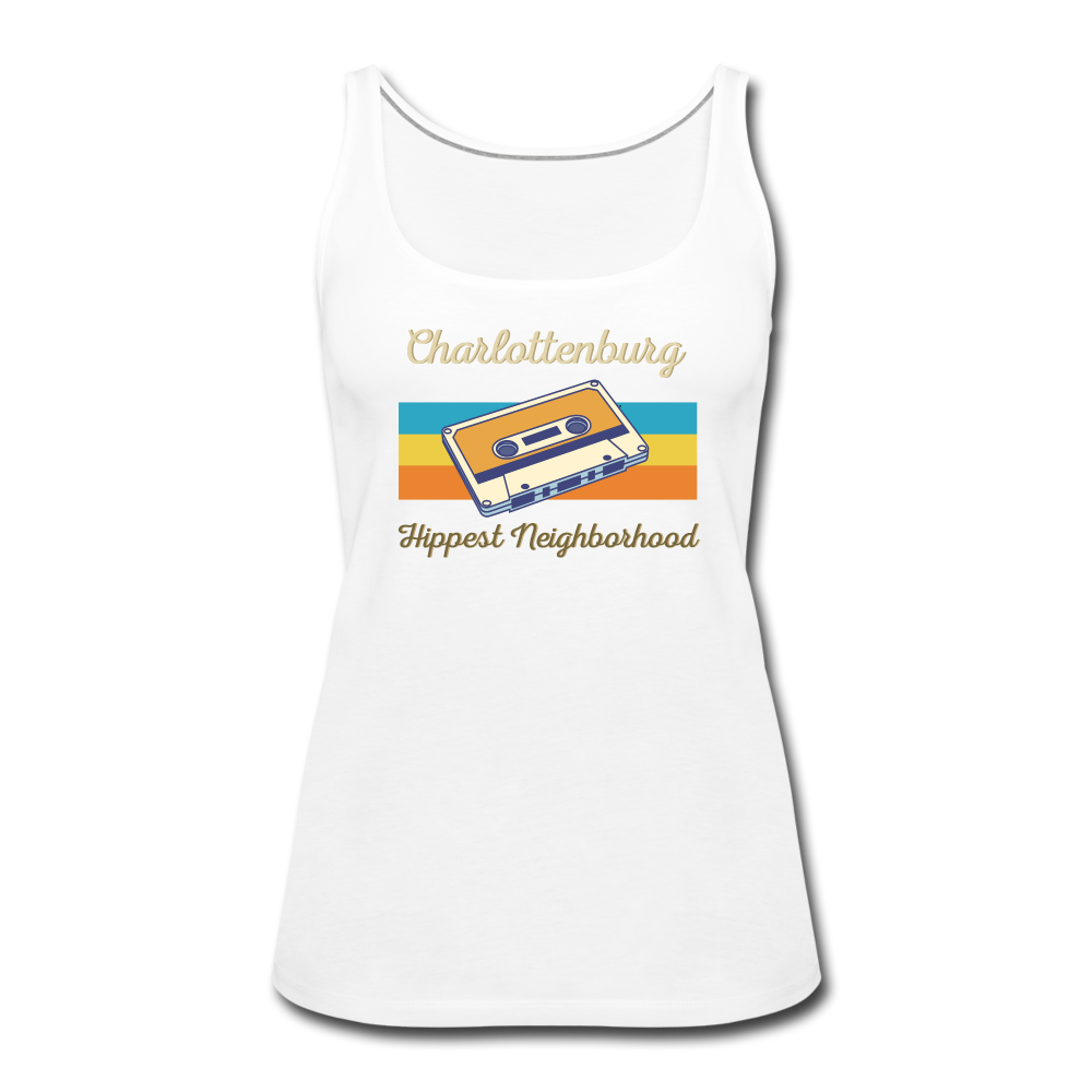 Charlottenburg Hippest Neighborhood - Frauen Premium Tank Top - white