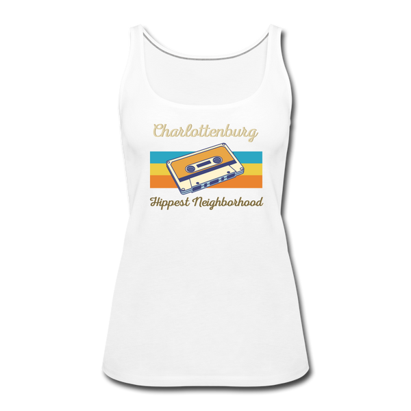 Charlottenburg Hippest Neighborhood - Frauen Premium Tank Top - white
