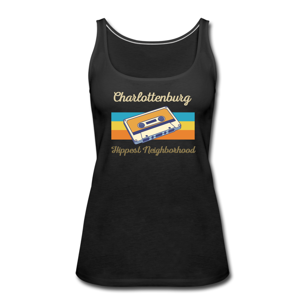 Charlottenburg Hippest Neighborhood - Frauen Premium Tank Top - black