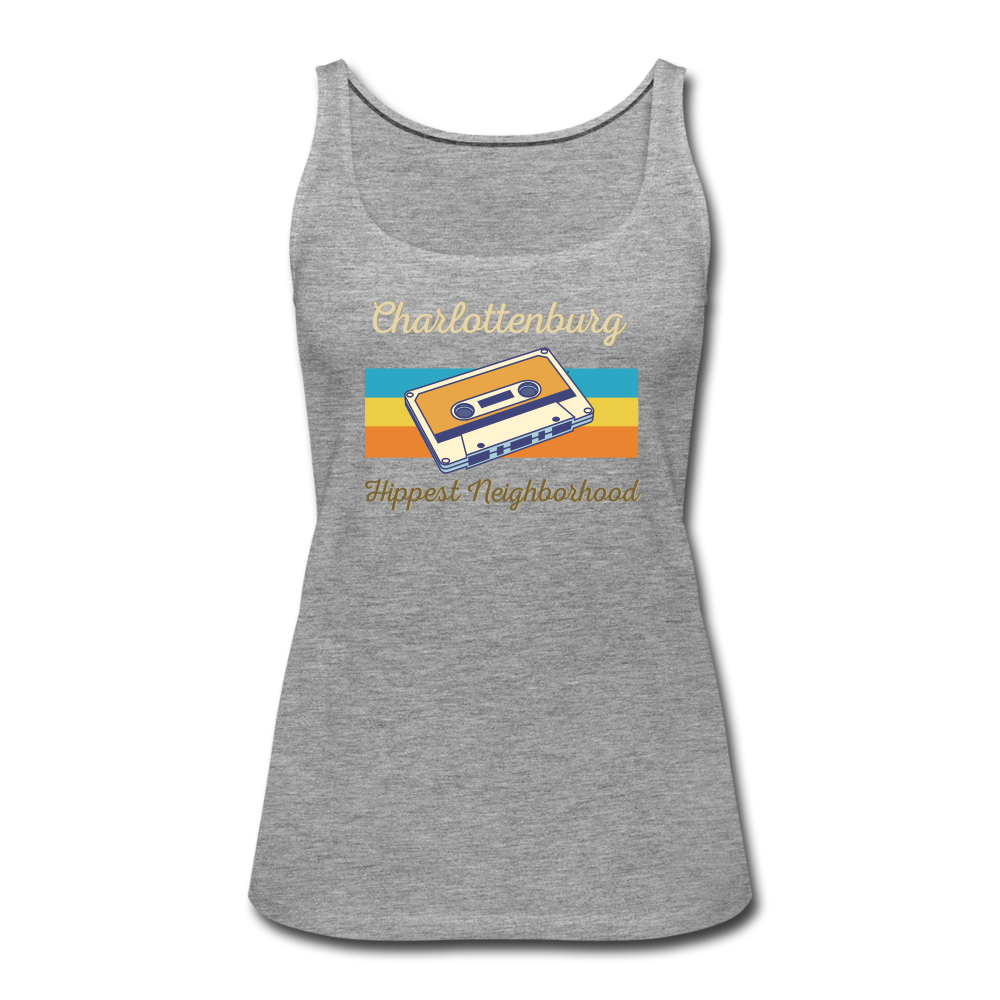 Charlottenburg Hippest Neighborhood - Frauen Premium Tank Top - heather grey