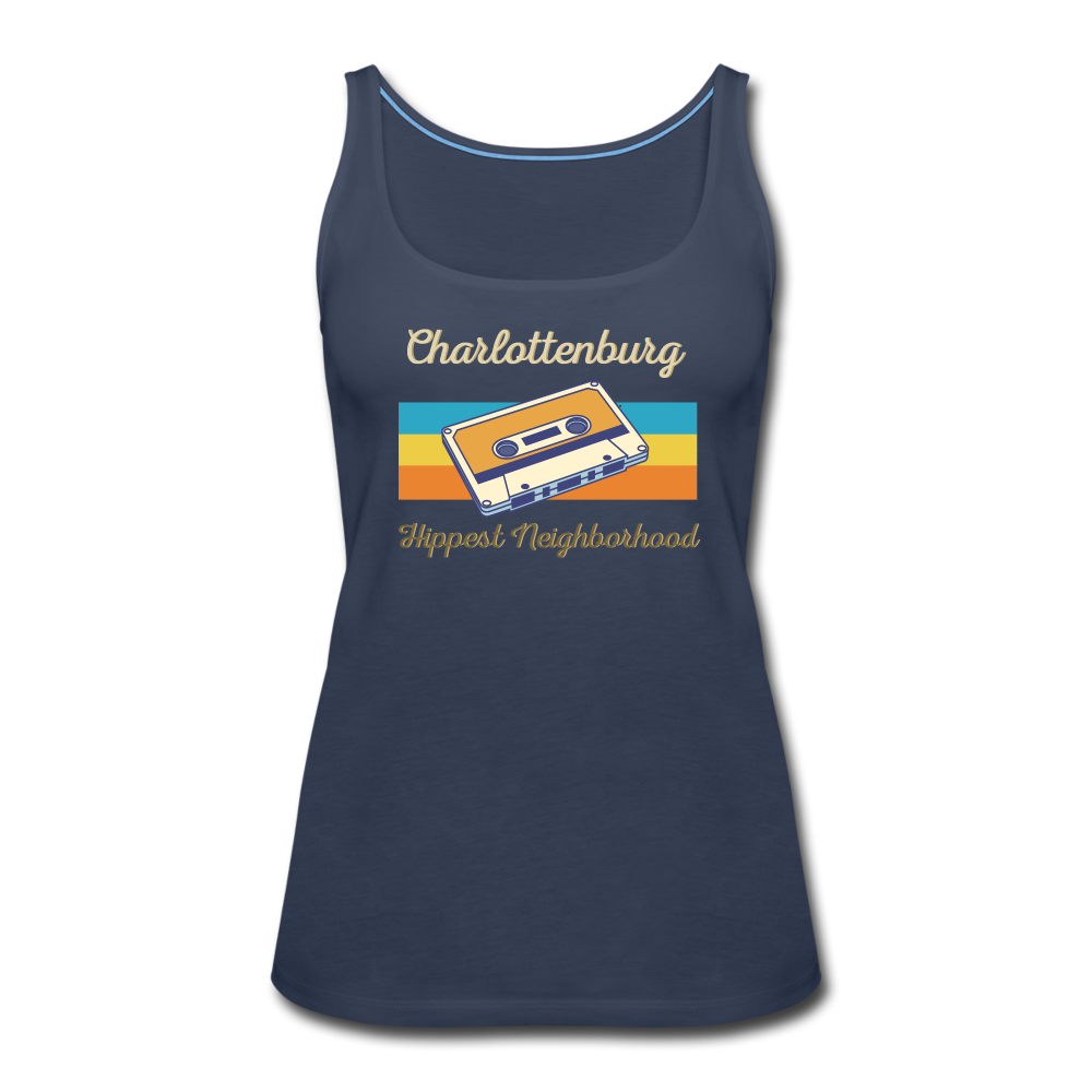 Charlottenburg Hippest Neighborhood - Frauen Premium Tank Top - navy