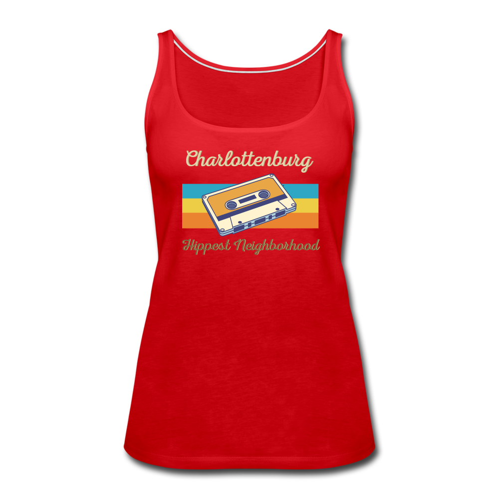 Charlottenburg Hippest Neighborhood - Frauen Premium Tank Top - red