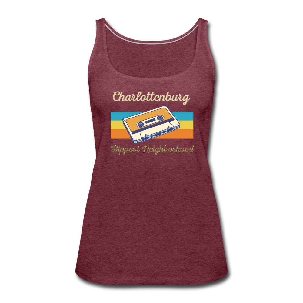 Charlottenburg Hippest Neighborhood - Frauen Premium Tank Top - heather burgundy