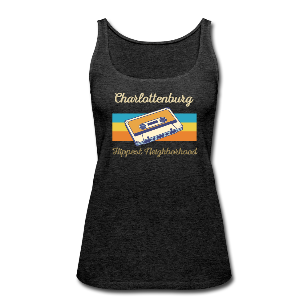 Charlottenburg Hippest Neighborhood - Frauen Premium Tank Top - charcoal grey