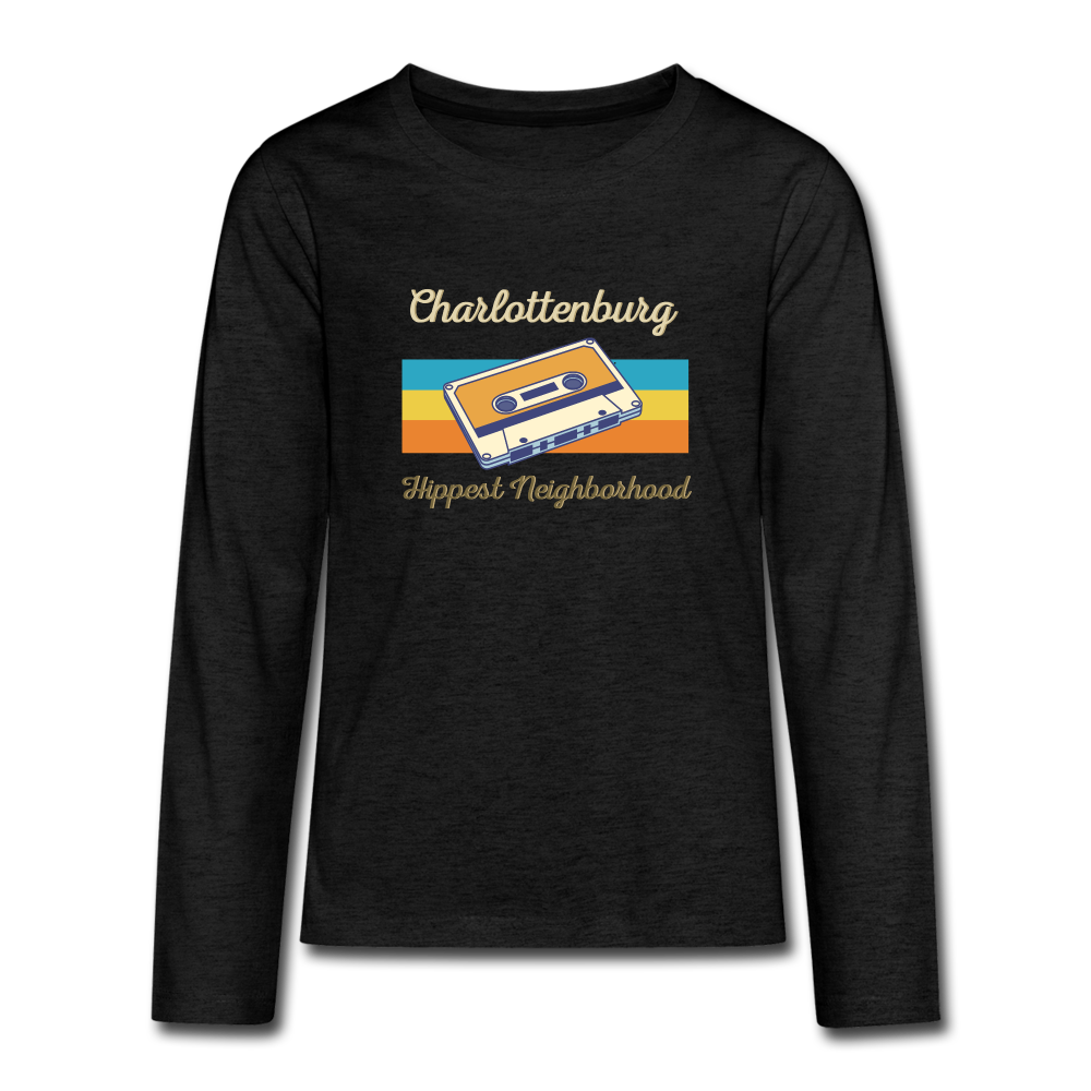 Teenager Premium Langarmshirt - charcoal grey