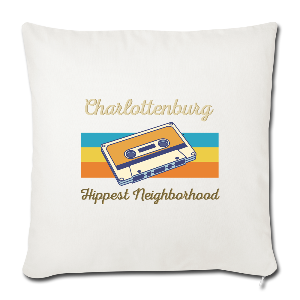 Charlottenburg Hippest Neighborhood - Sofakissen mit Füllung (45 x 45 cm) - natural white