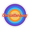 Charlottenburg Retro - Aufkleber - white matte