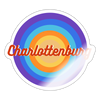Charlottenburg Retro - Aufkleber - white glossy
