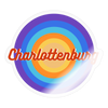 Charlottenburg Retro - Aufkleber - transparent glossy