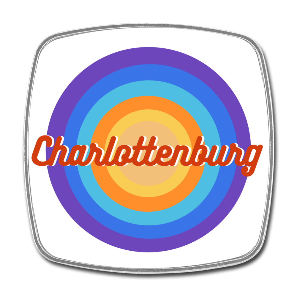 Charlottenburg Retro - Kühlschrankmagnet - white